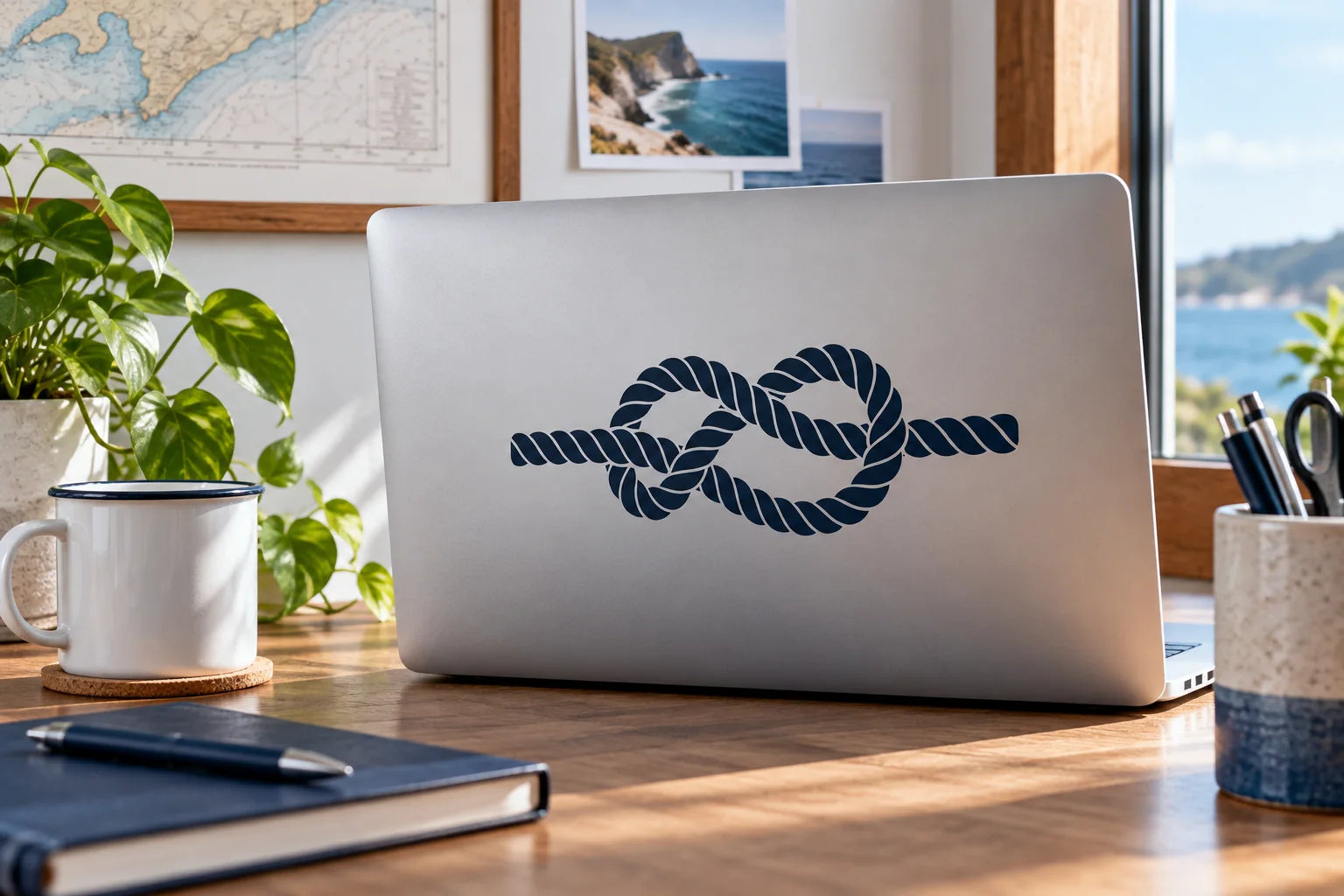 Illustrative Rope Decals vinyl application in a realistic separate close-up lifestyle scene.