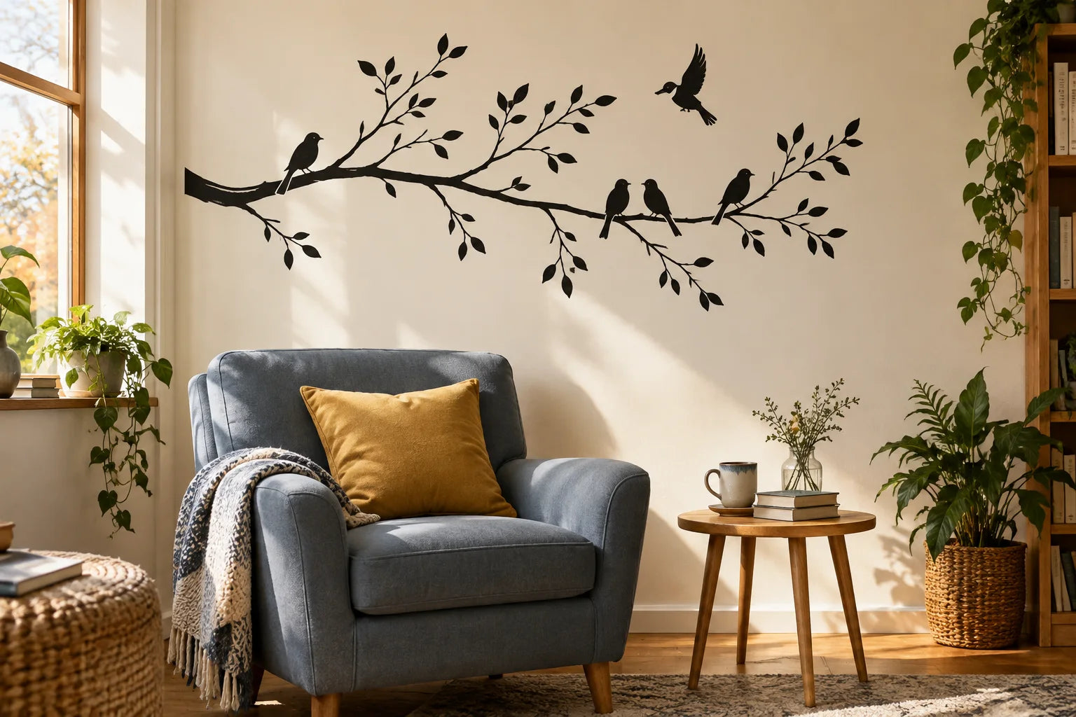 Original illustrative Wall Decals application scene, distinct from the hero.